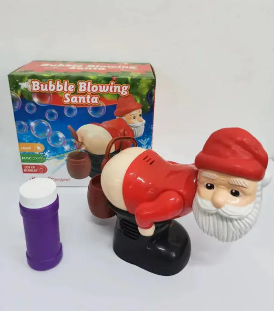 E Santa Claus Bubble Machine with Music & Light